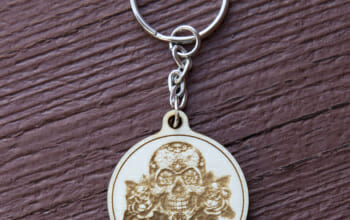 Schlüsselanhänger Totenkopf